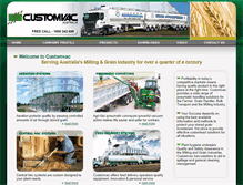 Tablet Screenshot of customvac.com.au